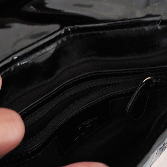 Ann Taylor black patent leather Handbag - Picture 5 of 6